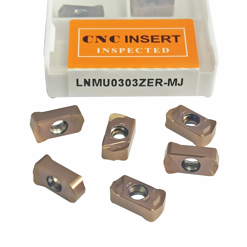 Original Factory Cheap Cemented Carbide Fast Feed Milling Insert Cutter Lnmu0303 Ah725 Lathe Part Tool