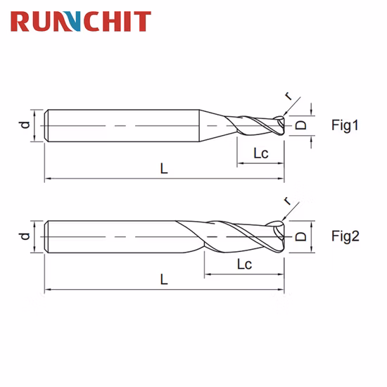 Hochwertiger individuell anpassbarer Fräser HRC70/65/55 Hartmetall-Vierkant-Schaftfräser 2/4-Nut-Schaftfräser Wolframkarbid-Schneidwerkzeuge für CNC-Fräsmaschinen